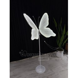 Kelebek Fon Demonte Luxery Model Beyaz 